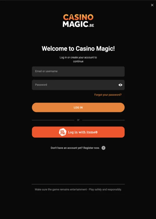 MagicWins Casino magical login with enchanting security and instant access